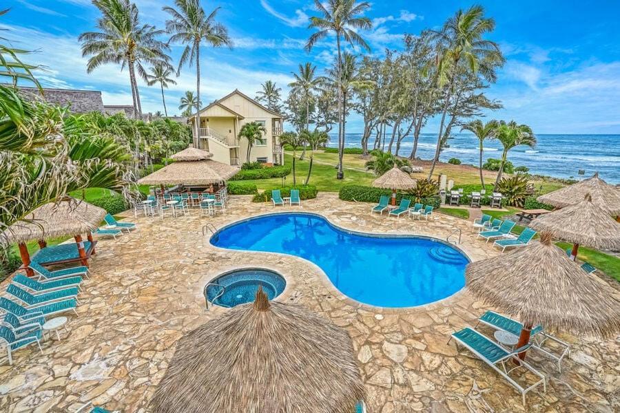 Seaview At The Islander On The Beach Oceanview Studio 201 卡帕阿 外观 照片